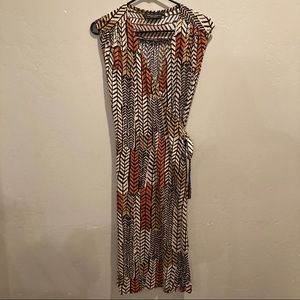 Dorothy Perkins WrapDress earth tones size 8